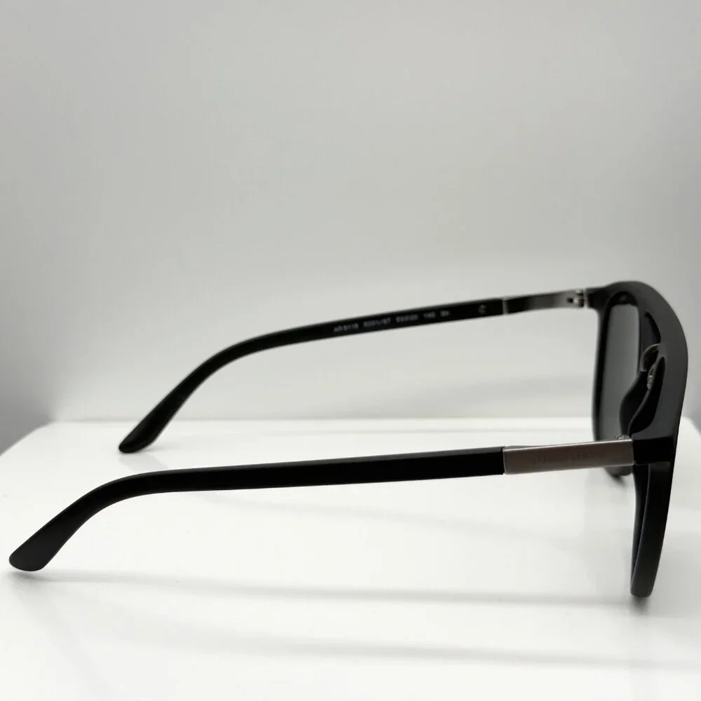 Georgio Armani AR8118 5001/87 Matte Black Sunglasses Grey Lens Read